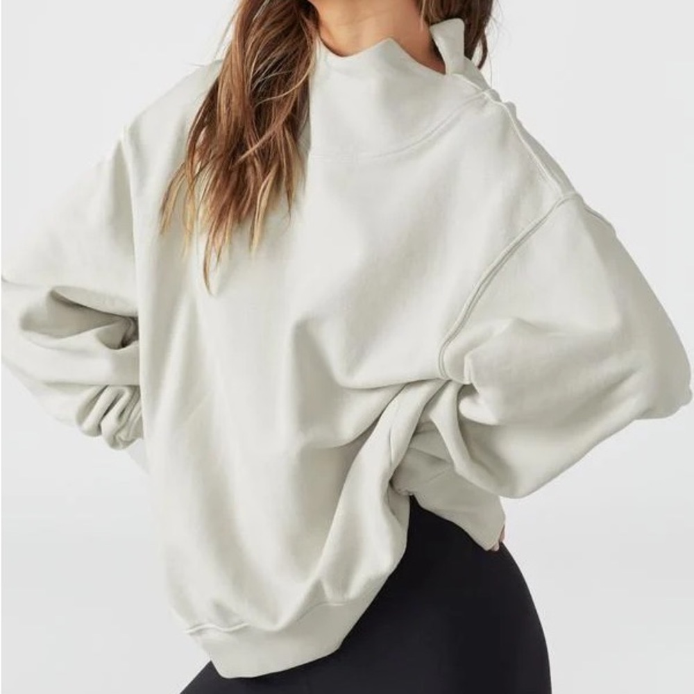 JOAH BROWN Turtleneck Sweatshirt / Sahara French Terry